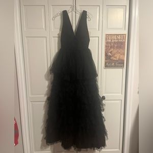 Organza ball gown - black tulle